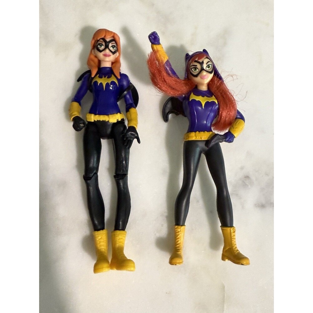 Mattel TM & DC Super Hero Girls Batgirl Action Figure 2016 McDonald’s 2 PCS 6in